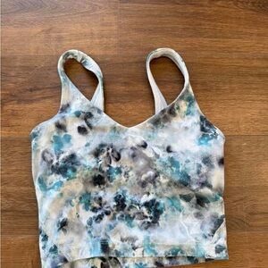 Lululemon Athletica Blue and Black Align Tank Top